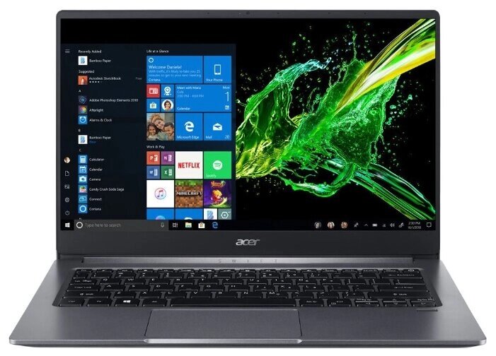 Ноутбук Acer Swift 3 SF314-57G-78D5 (Intel Core i7 1065G7 1300MHz/14quot;/1920x1080/16GB/1024GB SSD/DVD нет/NVIDIA от компании MetSnab - фото 1