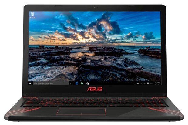 Ноутбук ASUS FX570UD-DM191T (Intel Core i7 8550U 1800MHz/15.6quot;/1920x1080/8GB/1000GB HDD/DVD нет/NVIDIA GeForce GTX от компании MetSnab - фото 1