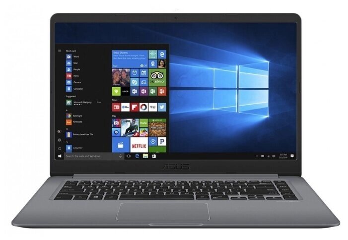 Ноутбук ASUS VivoBook 15 X510QR-EJ093 (AMD A10 9620P 2500MHz/15.6quot;/1920x1080/4GB/256GB SSD/DVD нет/AMD Radeon 535 от компании MetSnab - фото 1