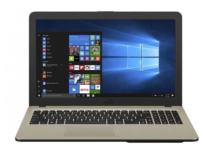 Ноутбук ASUS VivoBook R540UB-DM988T (Intel Core i3 7020U 2300MHz/15.6quot;/1920x1080/4GB/500GB HDD/DVD нет/NVIDIA от компании MetSnab - фото 1