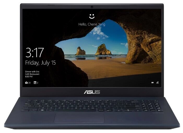 Ноутбук ASUS X571GT-BQ345T (Intel Core i5 9300H 2400MHz/15.6quot;/1920x1080/12GB/256GB SSD/1000GB HDD/DVD нет/NVIDIA от компании MetSnab - фото 1