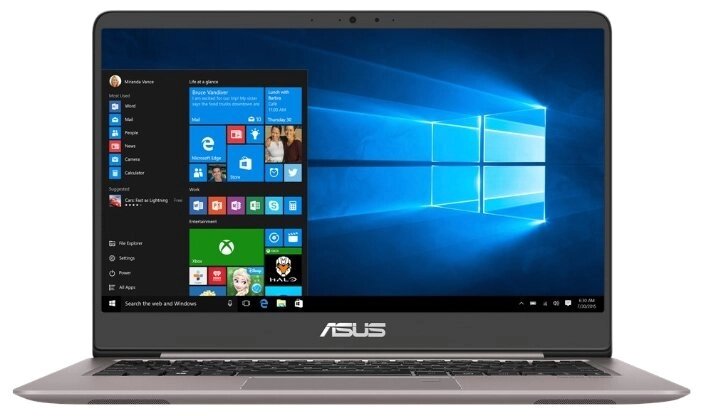 Ноутбук ASUS ZenBook UX410UF-GV118T (Intel Core i5 8250U 1600MHz/14quot;/1920x1080/8GB/256GB SSD/DVD нет/NVIDIA GeForce от компании MetSnab - фото 1