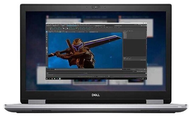 Ноутбук DELL Precision 7740 (Intel Core i9 9880H 2300MHz/17.3quot;/3840x2160/32GB/1024GB SSD/DVD нет/NVIDIA Quadro RTX от компании MetSnab - фото 1