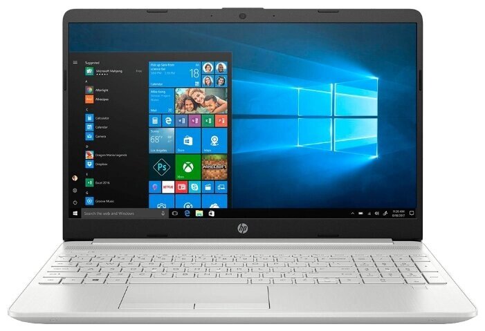 Ноутбук HP 15-dw0040ur (Intel Pentium 4417U 2300 MHz/15.6quot;/1366x768/4GB/256GB SSD/DVD нет/Intel HD Graphics от компании MetSnab - фото 1