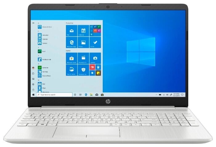 Ноутбук HP 15-dw2003ur (Intel Core i5-1035G1 1000MHz/15.6quot;/1920x1080/4GB/256GB SSD/DVD нет/Intel UHD от компании MetSnab - фото 1