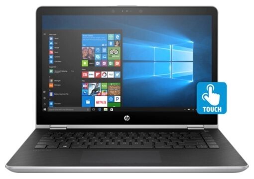 Ноутбук HP PAVILION 14-ba049ur x360 (Intel Pentium 4415U 2300 MHz/14quot;/1920x1080/4Gb/128Gb SSD/DVD нет/Intel HD от компании MetSnab - фото 1