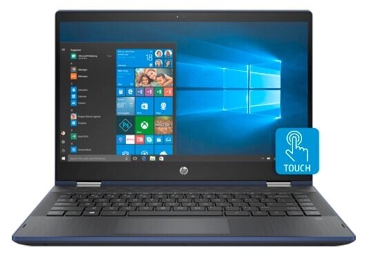 Ноутбук HP PAVILION 14-cd0034ur x360 (Intel Pentium 4415U 2300 MHz/14quot;/1366x768/4GB/128GB SSD/DVD нет/Intel HD от компании MetSnab - фото 1