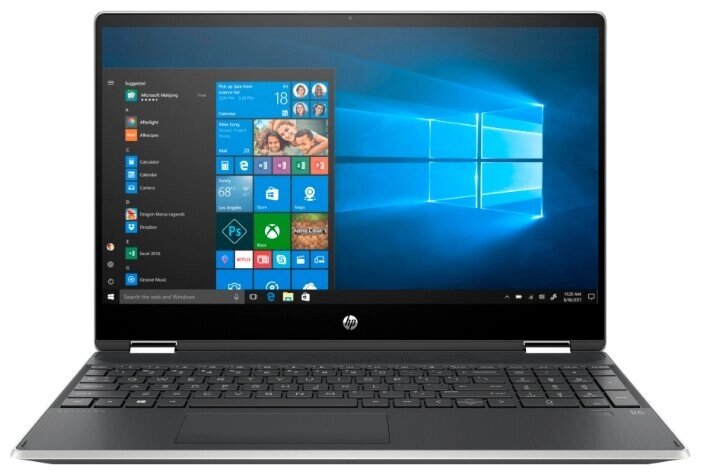 Ноутбук HP PAVILION x360 15-dq1003ur (Intel Core i3 10110U 2100MHz/15.6quot;/1366x768/4GB/256GB SSD/DVD нет/Intel UHD от компании MetSnab - фото 1