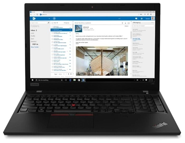 Ноутбук Lenovo THINKPAD L590 (Intel Core i7 8565U 1800MHz/15.6quot;/1920x1080/8GB/256GB SSD/DVD нет/Intel UHD Graphics от компании MetSnab - фото 1