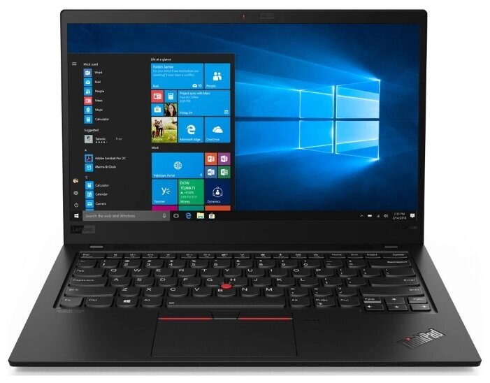 Ноутбук Lenovo THINKPAD X1 Carbon Ultrabook (7th Gen) (Intel Core i5 8265U 1600 MHz/14quot;/1920x1080/8GB/256GB SSD/DVD от компании MetSnab - фото 1