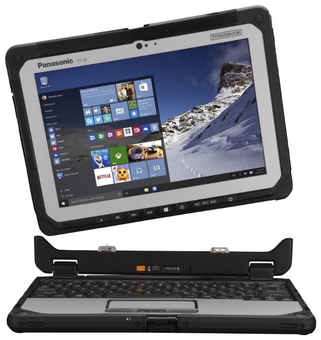 Ноутбук Panasonic TOUGHBOOK CF-20A5108N9 (Intel Core m5 6Y57 1100MHz/10.1quot;/1920x1080/8GB/256GB SSD/DVD нет/Intel HD от компании MetSnab - фото 1