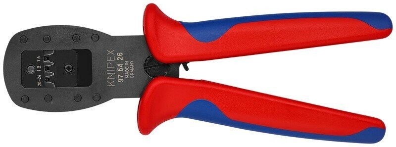 Обжимные клещи для миниатюрных штекеров, параллельный обжим KNIPEX 97 54 26 KN-975426 от компании MetSnab - фото 1