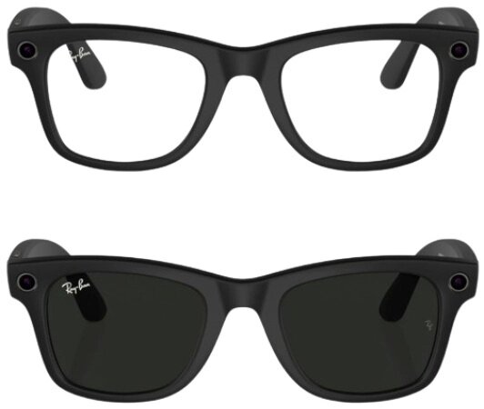 Очки дополненной реальности Ray-Ban Meta Wayfarer Standard RW4006 601SM1 50-22 черный от компании MetSnab - фото 1