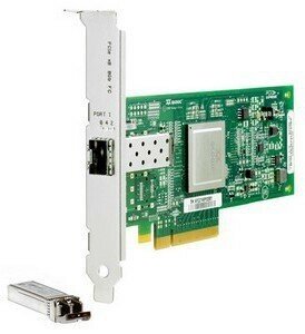 Опция для СХД/ HP StorageWorks FCA 81Q 8Gb FC Host Bus Adapter PCI-E for Windows, Linux (LC connector) , incl. h / h  f от компании MetSnab - фото 1