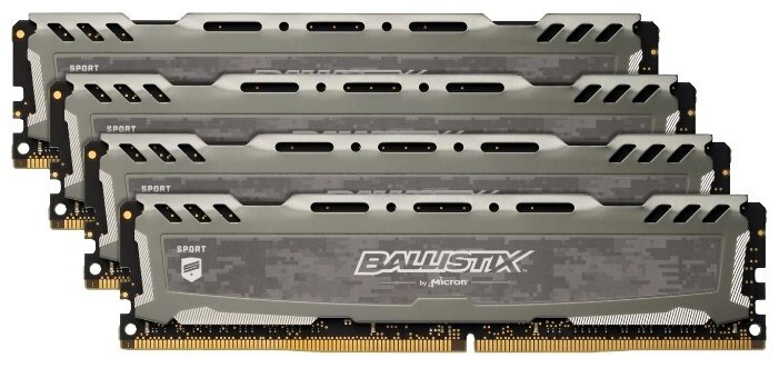 Оперативная память 16 ГБ 4 шт. Crucial Ballistix Sport LT BLS4K16G4D26BFSB от компании MetSnab - фото 1