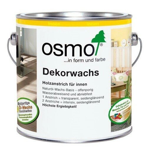 Osmo Цветные масла интенсив Dekorwachs Intensive TÖNE (25 л 3188 Снег ) от компании MetSnab - фото 1