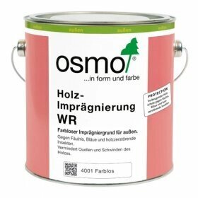 OSMO Holz-Imprägnierung WR 4001 | Антисептик-грунтовка для наружных работ бесцветный (25 л) от компании MetSnab - фото 1