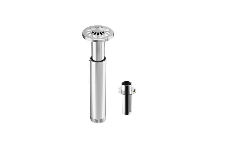 Overflow drain adjustable qa 200 (qa-200) переливная арматура телескопическая 360-720 мм, 2quot; от компании MetSnab - фото 1