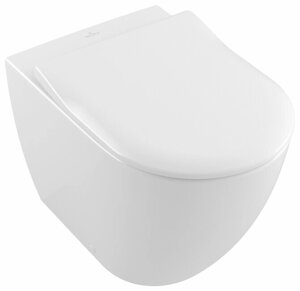 Чаша унитаза напольная Villeroy Boch Subway 2.0 5602R001 с горизонтальным выпуском