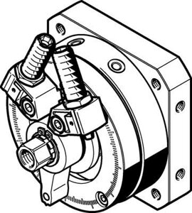 Неполноповоротный привод Festo DSM-40-270-P1-FW-A-B