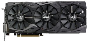 Видеокарта ASUS ROG Radeon RX 580 1411MHz PCI-E 3.0 8192MB 8000MHz 256 bit DVI 2xHDMI 2xDisplayPort HDCP Strix Gaming