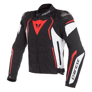 Мотокуртка Dainese Dyno Tex Текстильная n32 black/white/fluo-red 54