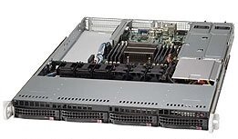 Корпус серверный 1U Supermicro CSE-815TQ-R700WB Black 1U SC815 WIO W/Redundant 700W