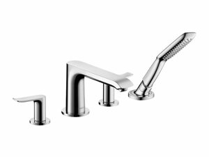 Смеситель Hansgrohe для ванны Metris E 31442000+13444180