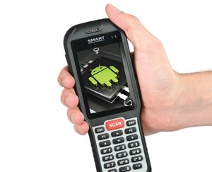 Терминал сбора данных АТОЛ Smart. Droid (Android 4.4, 1D Laser, 3.5”, 1Гбх4Гб, Wi-Fi b/g/n, Bluetooth, БП)