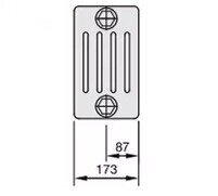 Радиатор отопления Zehnder Charleston 5055/14 №1270 3/4quot; RAL 9016