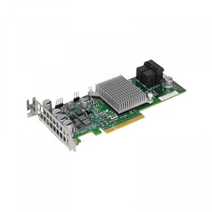 RAID Контроллер Supermicro AOC S3108L-H8IR-16DD SAS 12 Gb/s raid 0,1,10,5,50,6,60 AOC-S3108L-H8IR-16DD