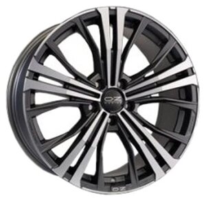 Колесный диск OZ Racing Cortina 9/19 5*120 ET40 DIA79 Matt Dark Graphite Diamond Cut