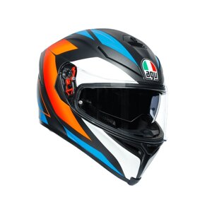 Мотошлем AGV K-5 S core matt black/blue/orange ML