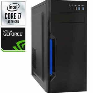 Компьютер PRO-2029516 Intel Core i7-10700 2900МГц, Intel H410, 16Гб DDR4 2666МГц, SSD 240Гб, HDD 4Тб, NVIDIA GeForce