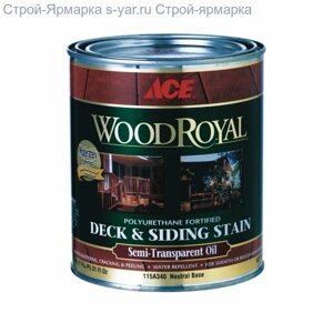 Ace Paint WOOD Royal Deck Siding Semi-transparent Oil Stain (5 галлонов (18,9л.))