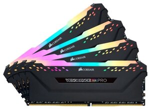 Оперативная память 16 ГБ 4 шт. Corsair Vengeance RGB PRO CMW64GX4M4C3200C16