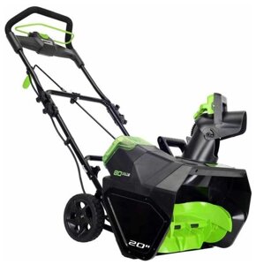 Снегоуборщик аккумуляторный greenworks 80V с аккумулятором 4 А. ч