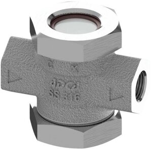 Стекло смотровое двустороннее ADCA DW40SS DN3/4 PN40