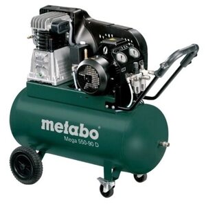 Компрессор масляный Metabo MEGA 550-90 D, 90 л, 3 кВт