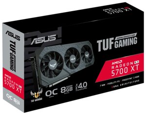 Видеокарта ASUS TUF Radeon RX 5700 XT 1650 MHz PCI-E 4.0 8192MB 14000MHz 256 bit HDMI 3xDisplayPort HDCP GAMING X3 OC