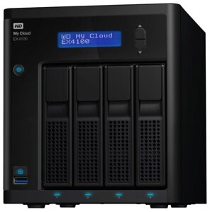 Сетевой накопитель (NAS) Western Digital My Cloud Pro Series PR4100 16TB (WDBKWB0160KBK-EEUE)