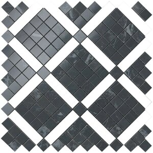 Плитка Atlas Concorde Marvel Pro Marvel Noir Mix Diagonal Mosaic 9MVH 30,5x30,5