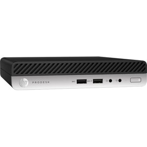 Компьютер HP ProDesk 400 G4 Mini Core i3-8100T/4GB/500GB/USBkbd/M/VGA Port/Win10Pro