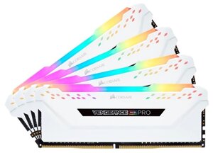 Оперативная память 16 ГБ 4 шт. Corsair Vengeance RGB PRO CMW64GX4M4C3200C16W