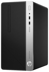 Настольный компьютер HP ProDesk 400 G6 MT (7EL73EA) Micro-Tower/Intel Core i5-9500/8 ГБ/16 ГБ SSD+1 ТБ HDD/Intel UHD