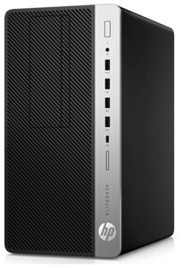 Настольный компьютер HP EliteDesk 705 G4 (4QC33EA) Micro-Tower/AMD Ryzen 5 PRO 2400G/8 ГБ/256 ГБ SSD/AMD Radeon RX Vega