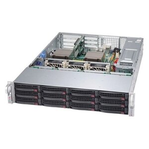 Корпус SuperMicro CSE-826BAC4-R1K23WB 2x1200W черный