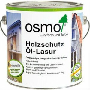 Защитное масло-лазурь для древесины Osmo Holz-Schutz Ol Lasur 728 Кедр 25 л