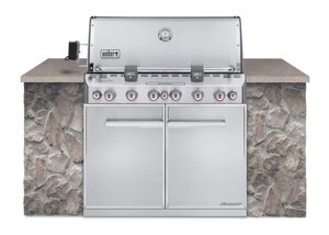 Weber Гриль газовый Summit S-660 Built-in, нерж. сталь