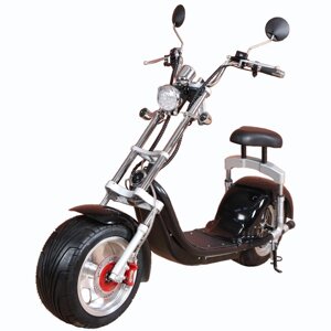 Электроскутер Citycoco Harley 2000W 20А 60В (Цвет-синий)